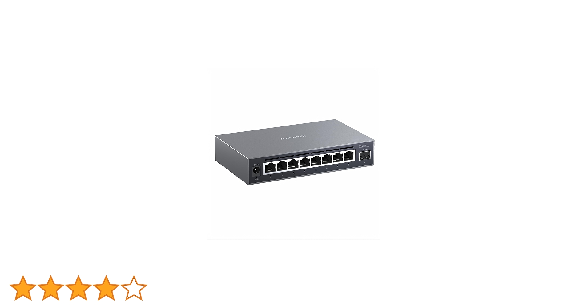 Amazon.co.jp: XikeStor 9ポート WEB 管理スイッチ (8×2.5G + 1